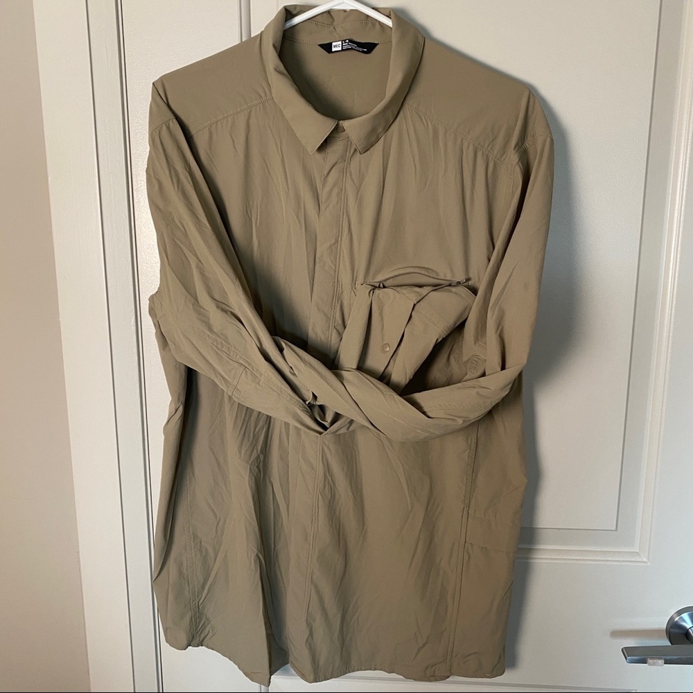 MEC insect-repelling hiking shirt size L